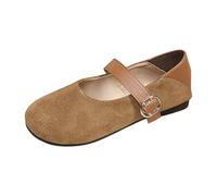 Generisch Scarpe da donna comode e leggere con suola morbida, modello traspirante per tutti i giorni, casual, senza cuciture, per outfit quattro stagioni, cachi, 38 EU