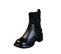 Generisch Scarpe da donna High Performance Warm Soft and Comfortable Can Adapt to The Cold and Harsh Environment High Heels Scarpe da donna nero, Nero , 36 EU