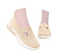 Generisch Scarpe da donna ortopediche da donna larghe H infermiere estive comode sneakers traspiranti maglia memory foam sandali donna diabetici beige 39/EU 149