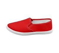 Generisch Scarpe da donna per il tempo libero, alla moda, unisex, con lacci, piatte, comode, per tutti i giorni, con jeans e pantaloni casual, Colore: rosso, 41 EU