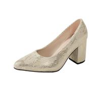 Generisch Scarpe da donna Slingback piatte, per il tempo libero, a punta, scarpe da lavoro, dettagli con nodi, superficie strutturata, eleganti e comode, scarpe da ufficio, giallo., 52 EU