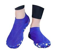 Generisch Scarpe da ginnastica da donna a piedi nudi, leggere, traspiranti, comode, per il tempo libero, per la corsa sulla strada, per camminare, traspiranti, Blu, 44 EU