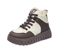 Generisch Scarpe da ginnastica da donna, alla moda, imbottite, con suola spessa, con lacci, scarpe sportive