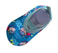 Generisch Scarpe da ginnastica da donna con brillantini, antiscivolo, a piedi nudi, con plateau, Blu, 21 EU