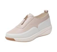 Generisch Scarpe da ginnastica da donna Loafer per il tempo libero, scarpe da trekking, per pallacanestro, tennis, sport, beige., 42 EU