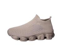 Generisch Scarpe da ginnastica da donna, modello Elevator, slip-on, con suola spessa, leggere, traspiranti, comode, per il tempo libero, per il tempo libero, per la città, le escursioni, l'allenamento