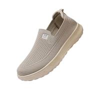 Generisch Scarpe da ginnastica da uomo a piedi nudi, estive, per attività all'aperto, corsa, ginnastica, antiscivolo, traspiranti, suola leggera, ultraleggere, senza lacci, scarpe da passeggio, cachi