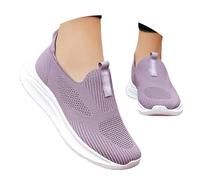 Generisch Scarpe da ginnastica da uomo e da donna, leggere, leggere, traspiranti, comode, per il tempo libero, per la strada, per camminare, unisex, Lilla, 39 EU