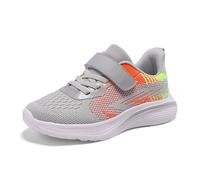 Generisch Scarpe da ginnastica di alta qualità per ragazzi attivi come scarpe sportive versatili per attività all'aria aperta nella vita di tutti, grigio chiaro., 33 EU