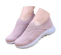 Generisch Scarpe da ginnastica ortopediche da donna, scarpe estive, comode, neri, da spiaggia, da trekking, leggere, impermeabili, larghe, allucinazioni, con plantare, impermeabili, Colore: rosa., 38