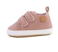 Generisch Scarpe da ginnastica per bambini, morbide scarpe slip-on con suola in gomma, ideali per i primi passi, antiscivolo, Colore: rosa., 6-12 mesi