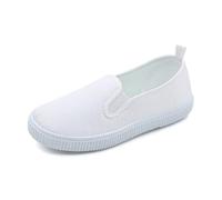 Generisch Scarpe da ginnastica traspiranti - Scarpe leggere per imparare a camminare con versatili scarpe da ginnastica per asilo asilo per scarpe da ballo bianche per interni nelle taglie 22-41