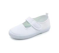 Generisch Scarpe da ginnastica traspiranti - Scarpe leggere per imparare a camminare con versatili scarpe da ginnastica per asilo asilo per scarpe da ballo bianche per interni nelle taglie 22-41