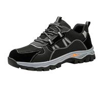 Generisch Scarpe da lavoro da uomo 42, scarpe da lavoro invernali per il tempo libero, tinta unita, antiscivolo, per la primavera e l'inverno, comode e traspiranti, sportive, Nero , 44 EU