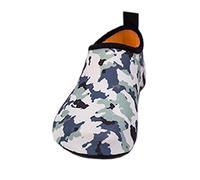 Generisch Scarpe Da Nuoto Impermeabile Per Scarpe Da Immersione Leggero E Traspirante Per Le Sorgenti Calde Sci Nautico E Pelle Scarpe Morbide Scarpe Da Ginnastica Ragazza, Mimetico, 33.5 EU