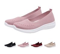 Generisch Scarpe da passeggio da donna, leggere, senza lacci, in rete, leggere, in memory foam, comode da ginnastica, jogging, fitness, pantofole per attività all'aria aperta, Colore: rosa., 39 EU