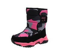 Generisch Scarpe da pioggia unisex per bambini, invernali, alla moda, impermeabili, con stampa floreale, mimetica, suola spessa, antiscivolo e leggeri, in gomma, per bambini, molti altri colori, b, 26