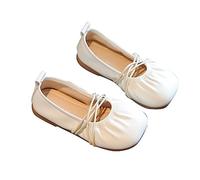 Generisch Scarpe da ragazza Mary Jane morbide ballerine per bambini, per cosplay, feste, principesse, scarpe da sera, per comunioni, per matrimoni, bianco, 31 EU