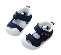 Generisch Scarpe da sciacquone da bambino per uomo e donna, antiscivolo, traspiranti, per 1-3, 6 mesi, scarpe con suola morbida, diversi colori opzionali scarpe invernali per bambini 25, Blu marino, 0
