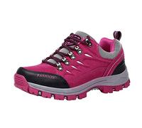 Generisch Scarpe da trekking da donna, alla moda, per il tempo libero, impermeabili, antiscivolo, per sport all'aria aperta, leggere, traspiranti, con suola spessa, per campeggio, escursionismo, Rosa