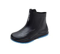 Generisch Scarpe da uomo e da donna, in gomma, casual, alla moda, per attività all'aria aperta, per la pesca, per il lavaggio dell'auto, non overshoes Rain Boots Vital, Blu, 44 EU