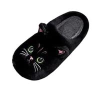 Generisch Scarpe Donna 39 Blu Coppia e Inverno Cotone Pantofole Gatto Cartoon Carino Peluche Pantofole Casa Calde Pantofole Invernali Sneakers Scarpe Per Le Donne, Nero , 45 EU