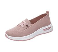 Generisch Scarpe estive da donna posteriori aperte in tela, scarpe da donna slip-on per il tempo libero, antiscivolo, mezza pantofole, con lacci, leggere, scarpe piatte, suola morbida, per attività