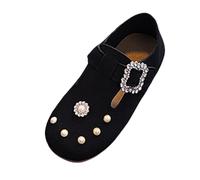 Generisch Scarpe estive primi passi da ragazza, eleganti, antiscivolo, per bambini, con fodera in morbida pelle, da principessa, da comunione, da sera, per bambini, abiti da palcoscenico e occasioni