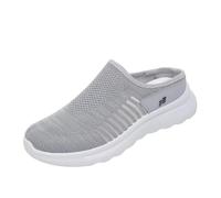 Generisch Scarpe estive traspiranti per il tempo libero con suola morbida in rete, anche in taglie grandi, grigio., 38 EU