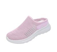 Generisch Scarpe estive traspiranti per il tempo libero con suola morbida in rete, anche in taglie grandi, Colore: rosa., 38 EU