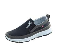 Generisch Scarpe in tela da uomo senza lacci, scarpe da camminata, comode per attività all'aperto, estive, traspiranti, leggere, antiscivolo, per il tempo libero, Nero , 40 EU