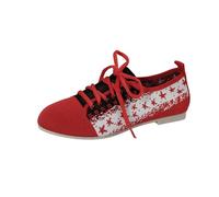 Generisch Scarpe in tessuto da donna, in rete, traspiranti, comode, per il tempo libero, leggere, antiscivolo, basse, in tela, per attività all'aperto, corsa, casual, estive con lacci 36-43, Colore