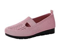 Generisch Scarpe in tessuto da donna Loafer estive, traspiranti, leggere, tinta unita, suola morbida, antiscivolo, comode, scarpe da ginnastica per attività all'aperto, casual, estive 36-43, Colore