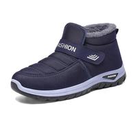 Generisch Scarpe invernali da donna, invernali, per esterni, antiscivolo, larghe, eleganti, ergonomiche, per la neve, con piedini larghi, per l'arco del piede, per la neve, Blu, 40.5 EU