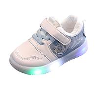 Generisch Scarpe luminose per bambini e bambine, scarpe casual per ragazze 29 flessibili, comode da trekking, traspiranti, suola morbida, scarpe da trekking flessibili, Blu, 27 EU