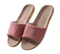 Generisch Scarpe nere da uomo invernali per pavimenti in legno, misto cotone e lino, per uomo e donna, con suola spessa, ideali per le scarpe classiche da uomo blu, Colore: rosa., 40 EU