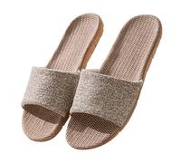 Generisch Scarpe nere da uomo invernali per pavimenti in legno, misto cotone e lino, per uomo e donna, con suola spessa, ideali per le scarpe classiche da uomo blu, beige., 38 EU