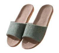 Generisch Scarpe nere da uomo invernali per pavimenti in legno, misto cotone e lino, per uomo e donna, con suola spessa, ideali per le scarpe classiche da uomo blu, verde, 40 EU