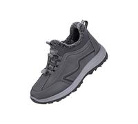 Generisch Scarpe ortopediche da uomo e da donna, scarpe sportive invernali, comode e antiscivolo, stivali invernali leggeri, stivali corti, slip on larghi, stivali invernali corti, grigio., 41 EU