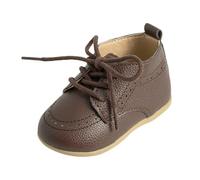 Generisch Scarpe per bambini primaverili da 0 a 1 anni, casual, stile britannico, traspiranti, suola morbida, scarpe per neonati e primi passi, robuste per interni ed esterni