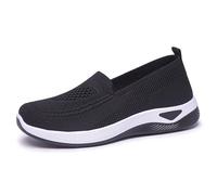 Generisch Scarpe per il tempo libero da uomo, sportive, antiscivolo, resistenti all'usura, per il tempo libero, leggere, traspiranti, da jogging, comode, eleganti scarpe estive, Nero , 40 EU