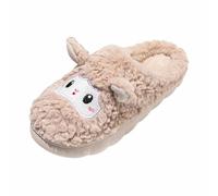 Generisch Scarpe Per La Casa Donna Pantofole Pantofole In Peluche Pantofole Donne Slippers Dentro E All'aperto Pantofole Inverno Moda Pantofole Pantofole In Feltro Pantofole Invernali, cachi, 38 EU