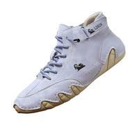 Generisch Scarpe sportive da uomo alla moda primavera e fondo piatto, rete leggera traspirante da infilare, comode, tinta unita, semplici. Caratteristiche: scarpe originali da uomo, Azzurro, 38 EU