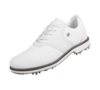 Generisch Scarpe sportive da uomo, antiscivolo, da golf, da uomo, eleganti, impermeabili, per camminate, trekking, sport, scarpe da corsa, suola morbida, per fitness, slipon, da golf, bianco, 47 EU
