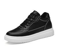 Generisch Scarpe sportive da uomo casual in rete, scarpe da ascensione, con suola interna più grande, per il tempo libero, comode, traspiranti, per lo sport e la corsa, Nero , 40 EU