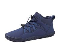 Generisch Scarpe sportive da uomo, invernali, da uomo, per sport, jogging, con lacci, antiscivolo, per il tempo libero, classiche, traspiranti, Blu, 40 EU