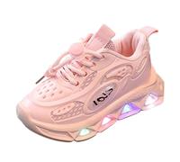 Generisch Scarpe sportive luminose per il tempo libero, traspiranti, con suola morbida, scarpe da trekking leggere per bambini, taglia media, robuste scarpe per tutti i giorni, per scuola e attività