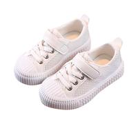 Generisch Scarpe sportive per bambini, sandali da ragazza, in rete, traspiranti, sandali da trekking, graziosi sandali per bambini, con plantare, sandali d'acqua, scarpe da spiaggia Dirndl, bianco, 27