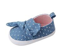 Generisch Scarpe sportive primaverili estive per bambini ragazzi ragazze con design a fondo piatto, comode vestibilità slip-on per bambini attivi, Blu, 20 EU