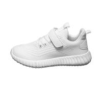 Generisch Scarpe sportive traspiranti per bambini con suola morbida, ideali per attività all'aria aperta, design leggero per bambini attivi, bianco, 33 EU